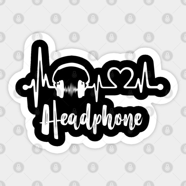 headphone white Sticker by equiliser